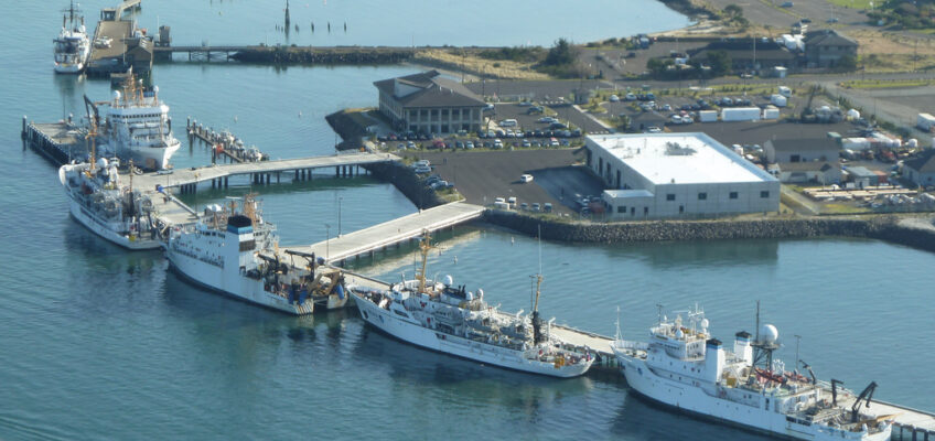 The NOAA Fleet in Newport Oregon