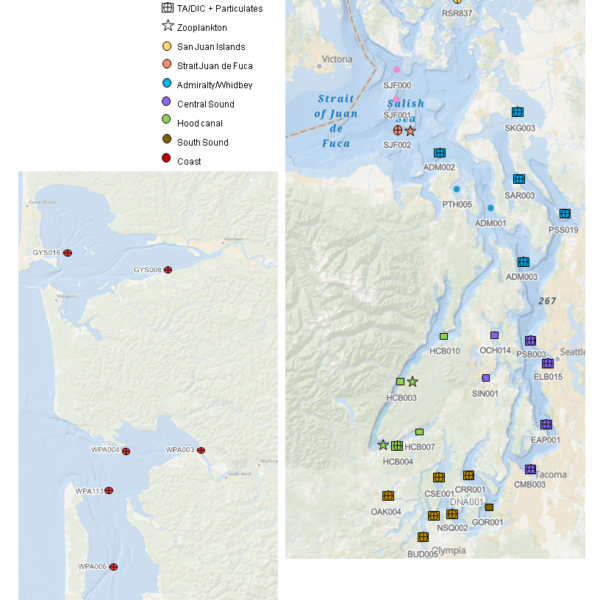 Central Puget Sound Sampling Stations | Natalie Coleman, Marine Biologist