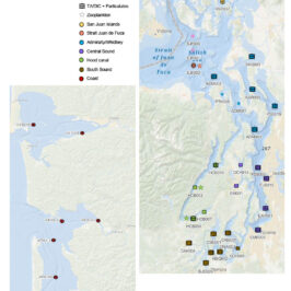 Long Term Water Quality Monitoring Stations for WA Dept of Ecology